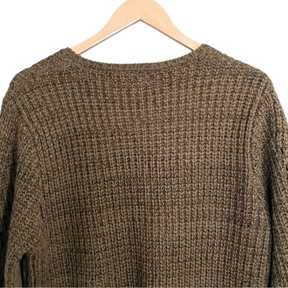 John + Jenn Revolve Constance Sweater Olive Green Pullover Women’s Size Medium - Picture 6 of 12